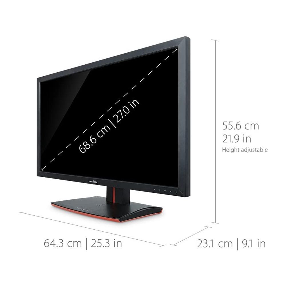 Monitor Gamer ViewSonic XG2700-4K LED 27'', 4K Ultra HD, Widescreen, HDMI, Negro/Rojo