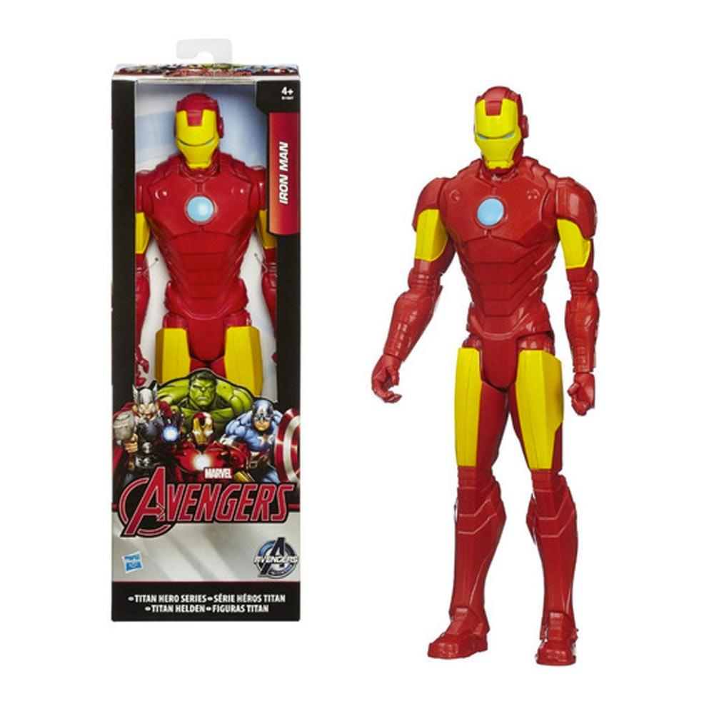 Muñeco Hasbro Marvel Avengers, Titan Hero Series 2015, Iron Man 12" - Rojo/Amarillo
