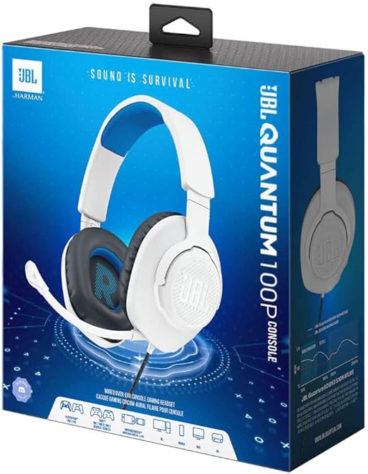 JBL Quantum 100P Wired Over-Ear Console Gaming Headset