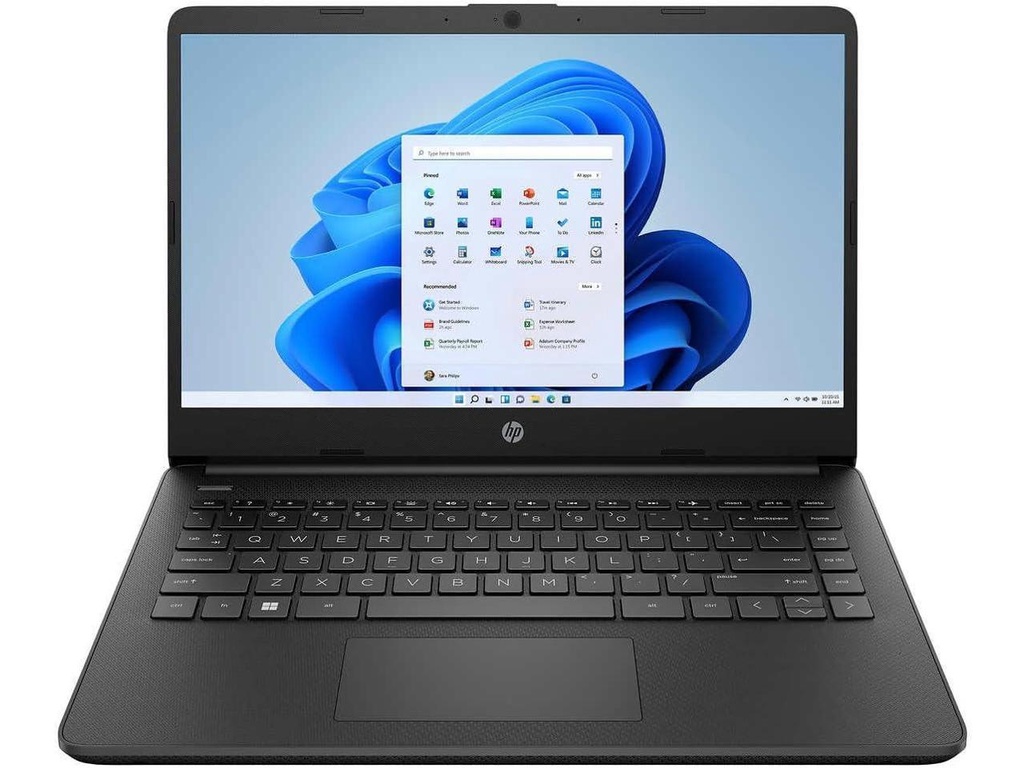 Laptop HP 14-fq1003cl 14" HD Táctil, AMD Ryzen™ 3, 8GB RAM, 256 GB SSD - Negro