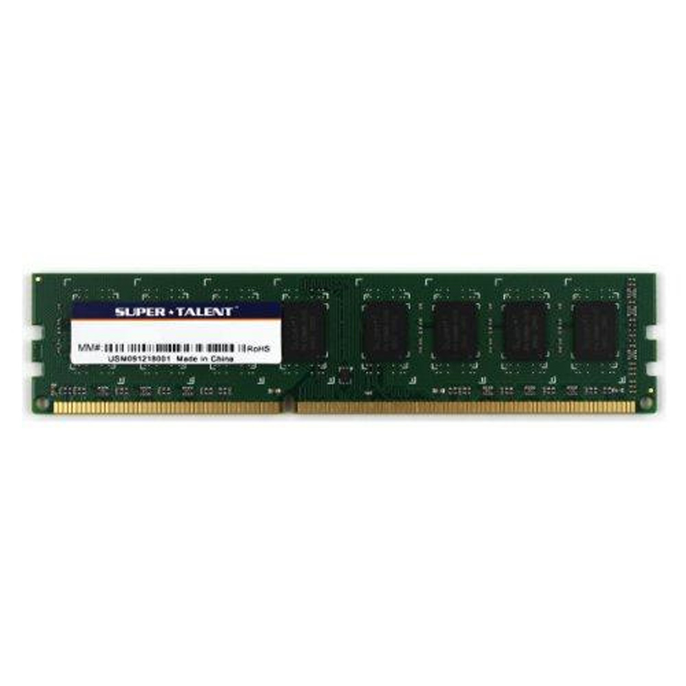Módulo RAM Super Talent Value - 8 GB - DDR3-1600/PC3-12800 DDR3 SDRAM - 1600 MHz - CL11 - 1,50 V - Bulk