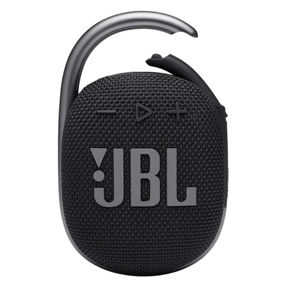 Nuevo Open Box JBL Clip 4 Altavoz portátil con Bluetooth, batería integrada, función Impermeable y Resistente al Polvo - Negro (JBLCLIP4BLKAM)