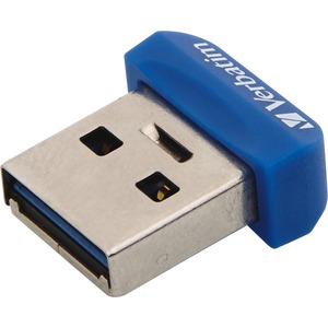 Unidad flash Verbatim Store 'n' Stay Nano - 64 GB - USB 3.2 (Gen 1) - Azul