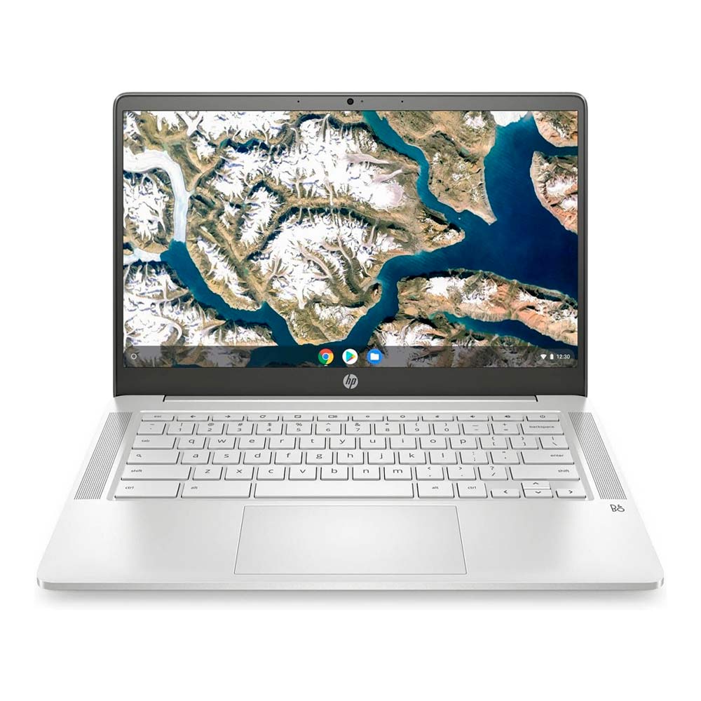 Laptop HP Chromebook 14", Intel Celeron, 4GB RAM, 64GB eMMC, Chrome OS, Plata