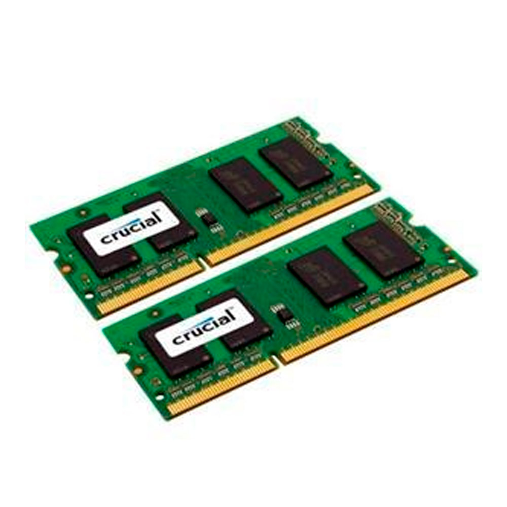 Memoria RAM Crucial DDR3 1600MHz 8GB (2 x 4GB) Non-ECC CL11 Kit