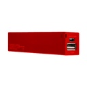 Cargador Bateria Portátil Acteck Puerto USB 1 Rojo