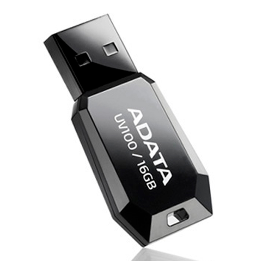 Memoria USB Adata DashDrive UV100, 8GB, USB 2.0, Negro