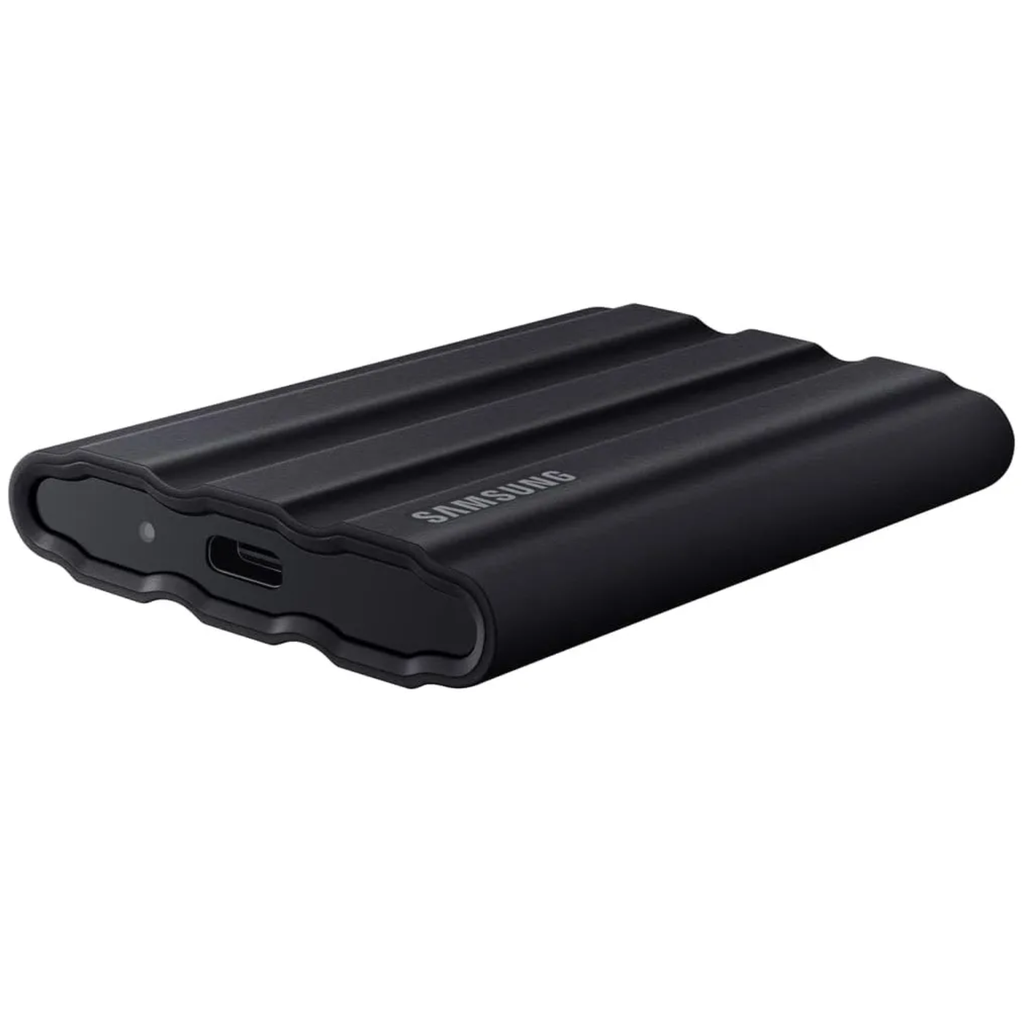 Samsung T7 Shield 2TB SSD Portátil | USB 3.2 Gen 2 | Ref. MU-PE2T0S/AM | Resistente al Agua y Polvo IP65 | Negro | Velocidad 1050 MB/s