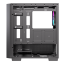 Gabinete para PC EINAREX PM150 RGB Black - EXCS-PM-150R-B, Mid-Tower, Panel de Vidrio Templado, Iluminación RGB, Alto Flujo de Aire