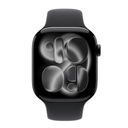 Apple Watch Series 11 GPS 46mm Negro Jet Banda Deportiva Negra S/M