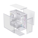 Gabinete Gamer EINAREX ZM800 RGB Version White - Chasis Mid-Tower ATX, Panel Frontal de Alto Flujo de Aire (Mesh), Vidrio Templado, Iluminación RGB, Blanco (EXCS-ZM-800R-W)