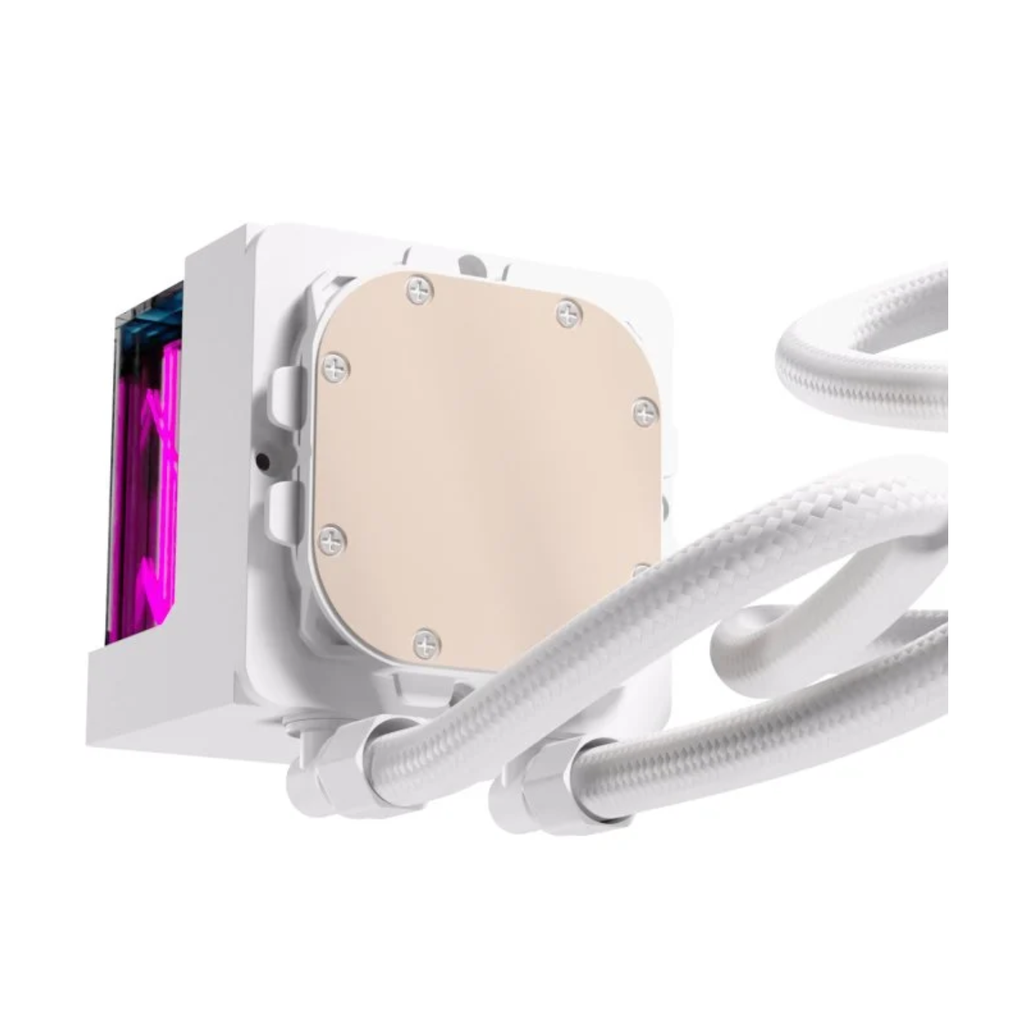Enfriamiento Líquido EINAREX VERTEX 240mm White - EXWC-VX-1240R-W, Sistema AIO, ARGB, Radiador de 240mm, Edición Blanca de Alto Rendimiento