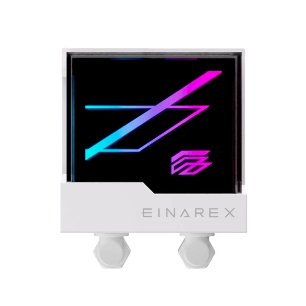 Enfriamiento Líquido EINAREX VERTEX 240mm White - EXWC-VX-1240R-W, Sistema AIO, ARGB, Radiador de 240mm, Edición Blanca de Alto Rendimiento