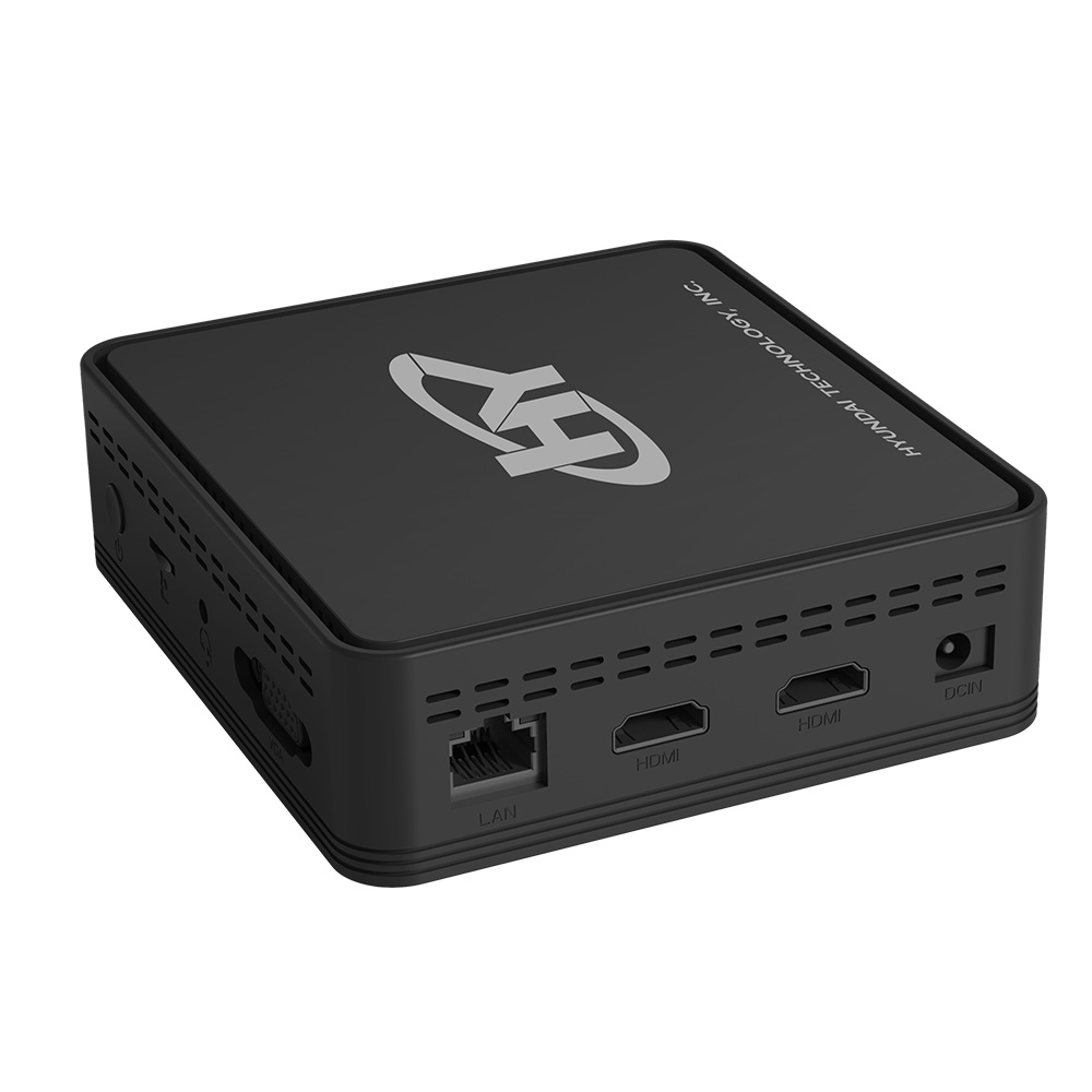 Hyundai Mini PC, Windows 11, Intel N4020, 4GB RAM, 128GB Storage, Supports 2.5" SATA & M.2 SSD Slot, USB-C, Dual Monitor Support, 4K UHD, Fanless, Vesa Mount Included, AC WiFi 