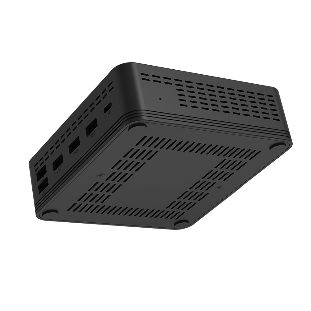Hyundai Mini PC, Windows 11, Intel N4020, 4GB RAM, 128GB Storage, Supports 2.5" SATA & M.2 SSD Slot, USB-C, Dual Monitor Support, 4K UHD, Fanless, Vesa Mount Included, AC WiFi 