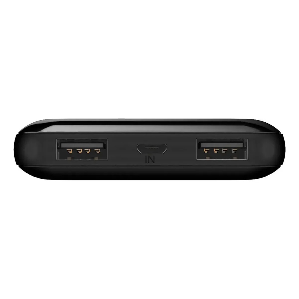Power Bank Energizer UE10068 10,000mAh Slim Negro - Doble Salida USB