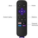 Roku Premiere 3920RW – Reproductor de Streaming 4K HDR, Wi-Fi Rápido, Control Remoto, Cable HDMI Incluido, Fácil Instalación