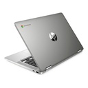 Laptop HP Chromebook x360 14" FHD IPS Touchscreen, Intel Celeron N4500, 4GB RAM, 128GB eMMC 14a-ca1008ca ChromeOS, Mineral Gray