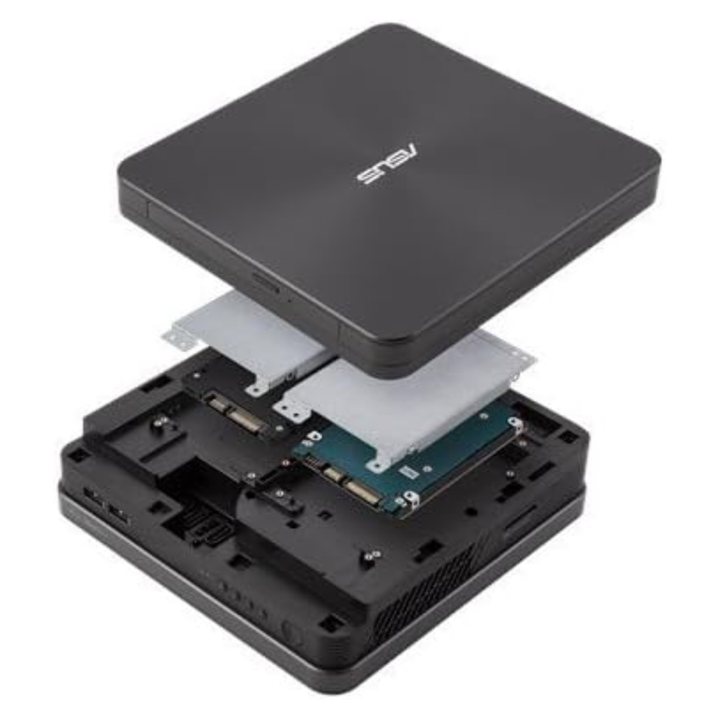 ASUS VivoMini VC68V Mini PC Intel Core i5-7500 8GB RAM 256GB SSD Windows 10 Pro Iron Gray
