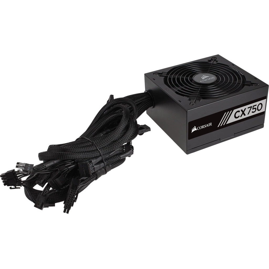Fuente de alimentación Corsair CX750, 80 PLUS Bronze, ATX, 120mm, 750W