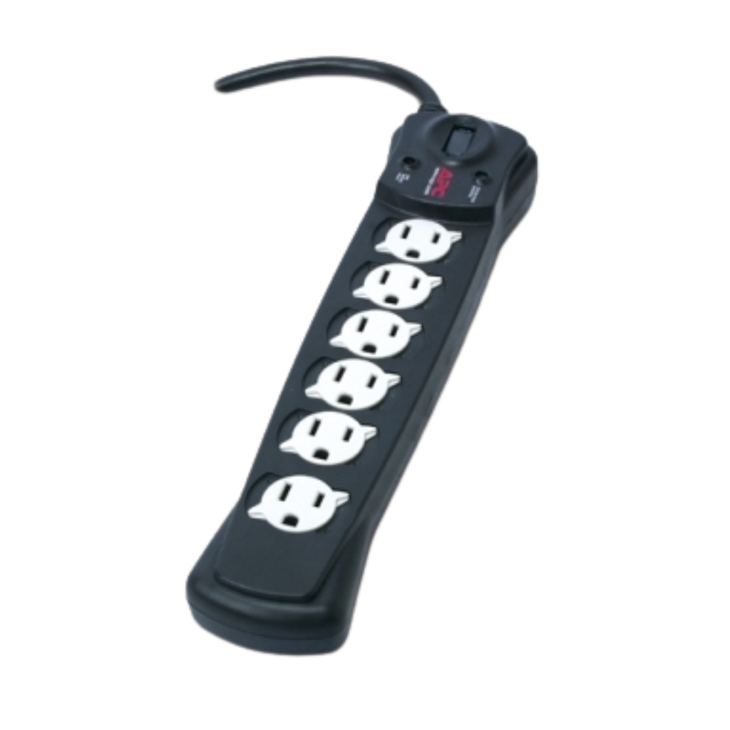 Supresor de Picos APC SurgeArrest Essential 6 Tomas 120V - Protección Profesional
