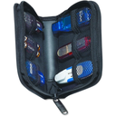 Estuche Organizador Case Logic para 6 Memorias USB | Ref. JDS-6 | Negro | Protección Acolchada | Estilo Shuttle | Nuevo Original | Ideal para Fotógrafos y TI