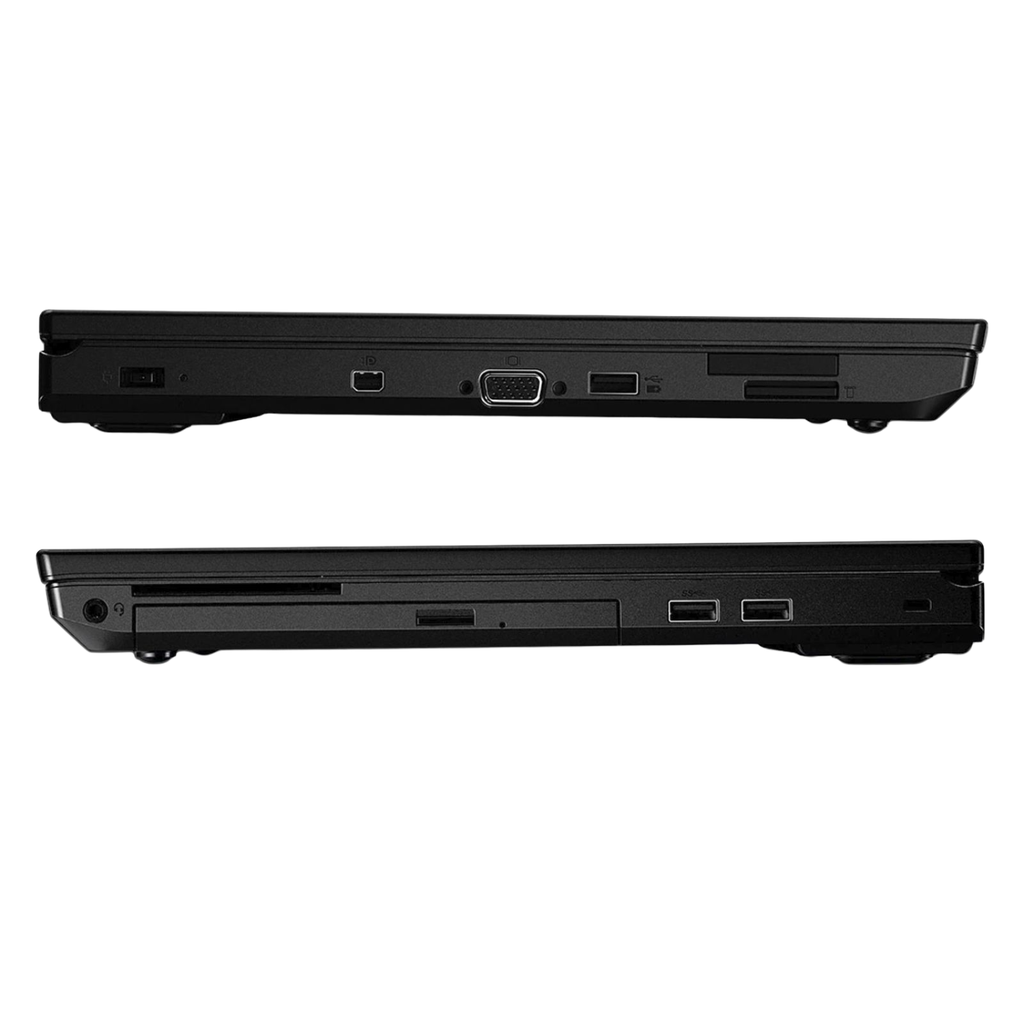 Laptop LENOVO ThinkPad L560 | Pantalla 15.6″ | Intel Core i5 | 8GB RAM | 500GB HDD | Teclado Numérico | Windows 10/11 Pro | Negro - Grado A