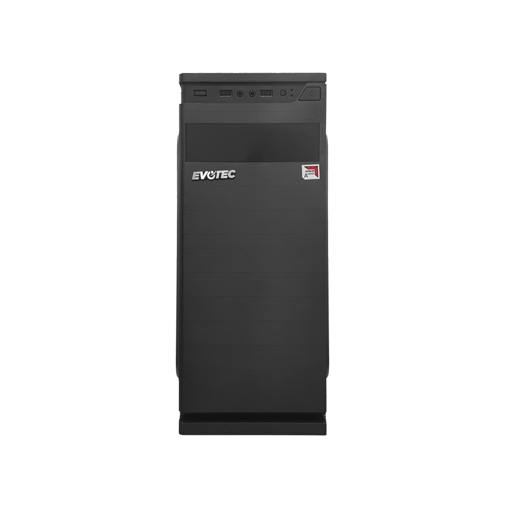 Computadora Gamer ATX Mid-Tower Evotec EV-1004, AMD A6-9500, 8GB RAM 1TB, Window 10 Home, Monitor Acer 19.5", Teclado y Mouse - Negro