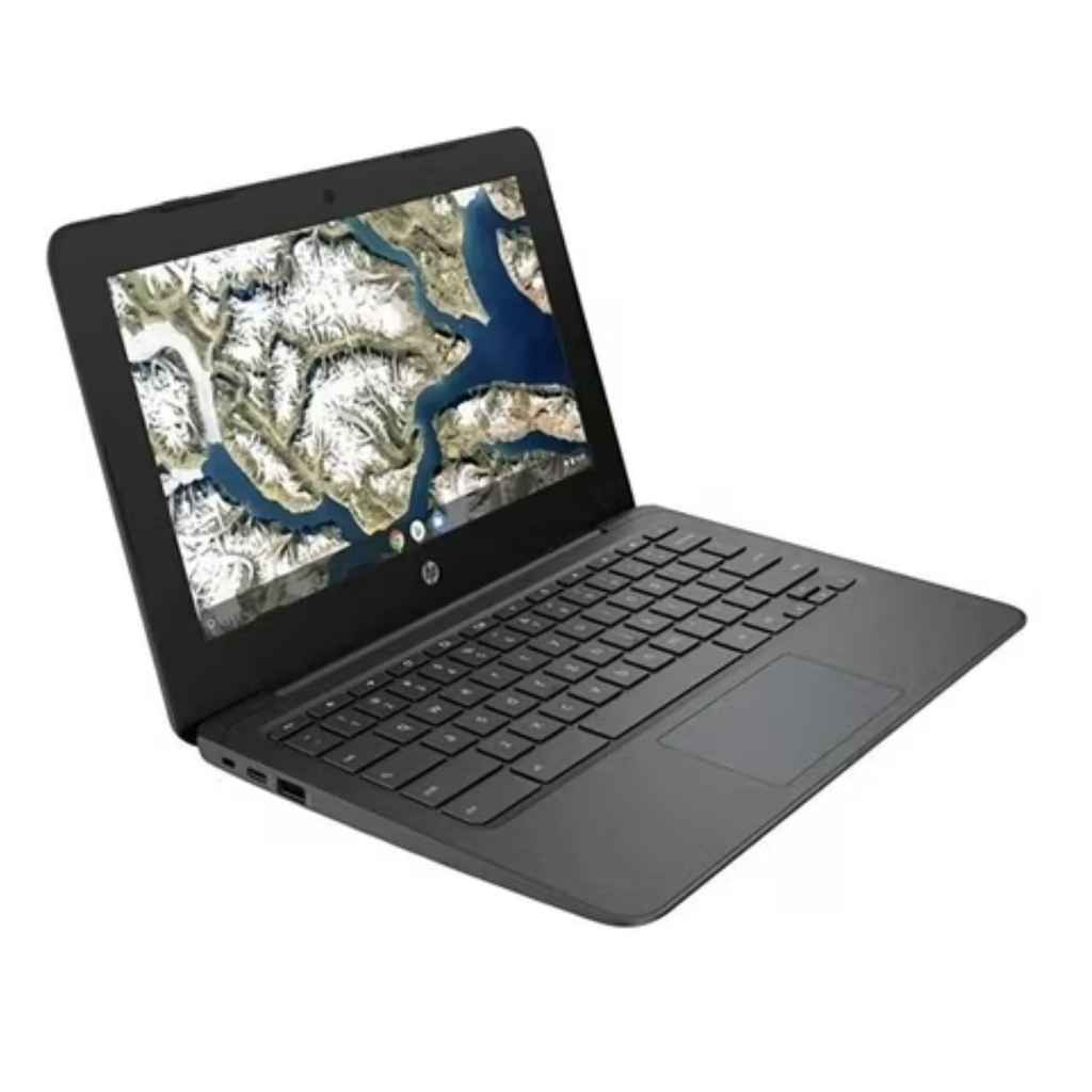 Laptop HP Chromebook 11a-nb0013dx 11.6", Intel Celeron N3350, 4GB RAM, 32GB eMMC, Chrome OS - Gris - Reacondicionada