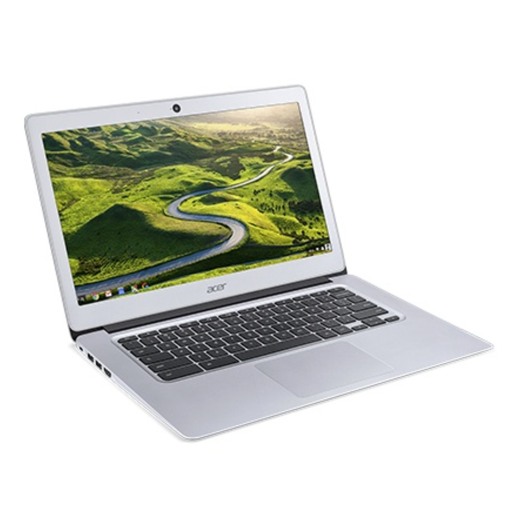 Acer Chromebook 14" CB3-431-C99D HD - Intel Celeron N3060, 4GB RAM, 16GB eMMC, Chasis de Aluminio, ChromeOS, Sparkly Silver (Grado A)