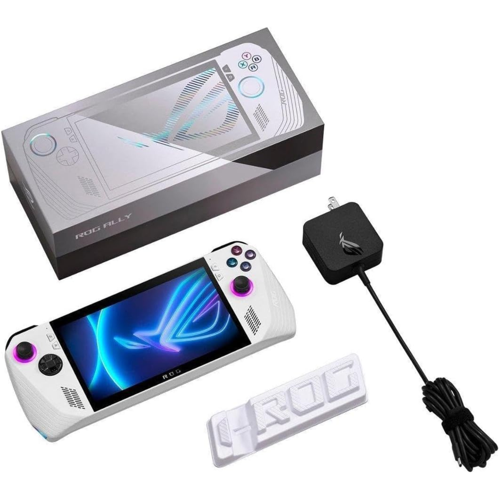 ASUS ROG Ally Extreme – Consola Portátil Gaming 7″ FHD 120Hz, AMD Ryzen Z1 Extreme, 512GB SSD, White, Refurbished