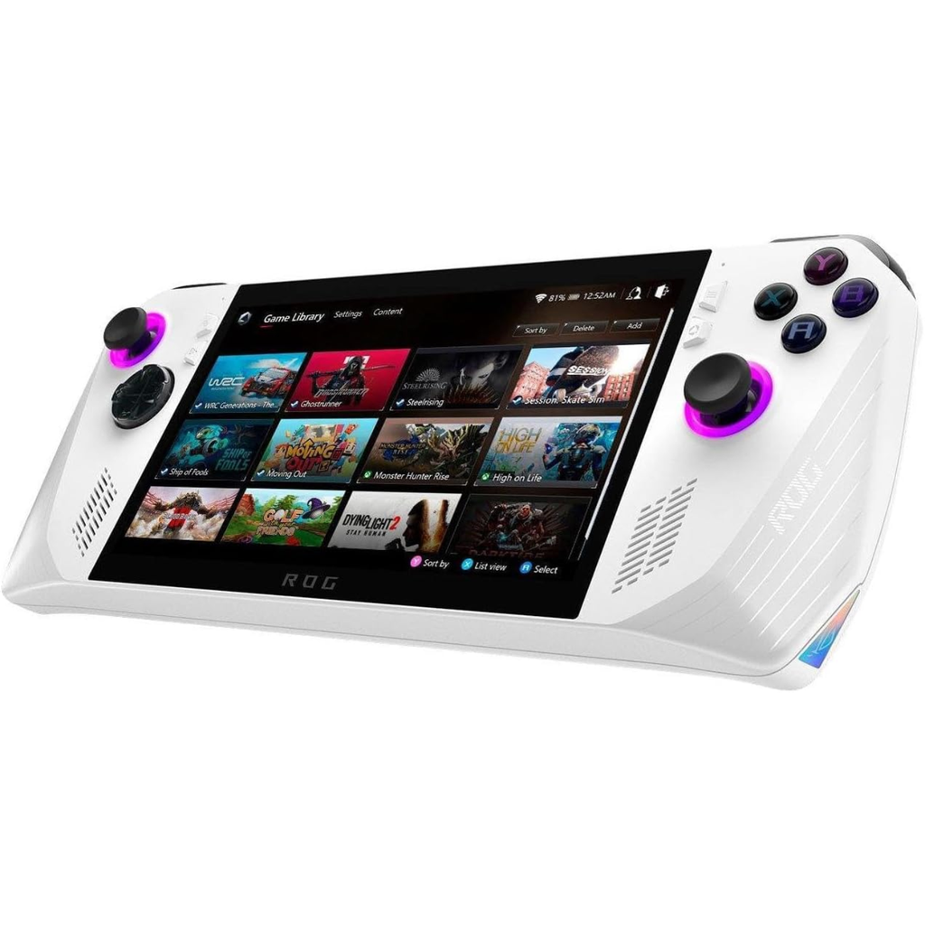 ASUS ROG Ally Extreme – Consola Portátil Gaming 7″ FHD 120Hz, AMD Ryzen Z1 Extreme, 512GB SSD, White, Refurbished