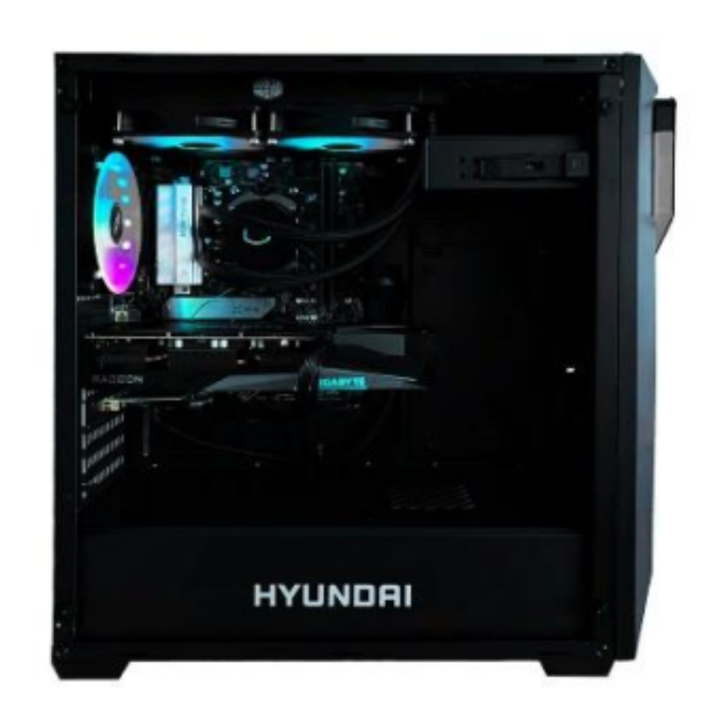 PC Gamer Hyundai Orcus R | AMD Ryzen 5 7600X | Radeon RX 7600 8GB | 32GB RAM DDR5 | SSD 1TB NVMe | Enfriamiento Líquido | Fuente 80+ Bronze | WiFi | Windows 11 | Nuevo