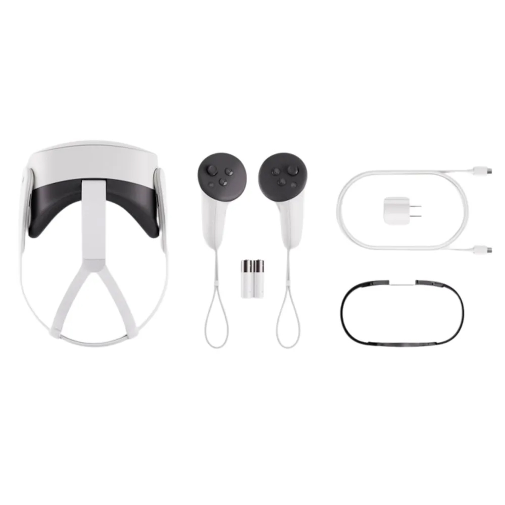 Meta Quest 3S 128GB – Visor VR All-in-One, Incluye Batman: Arkham Shadow + 3 Meses de Meta Quest+, White, Refurbished