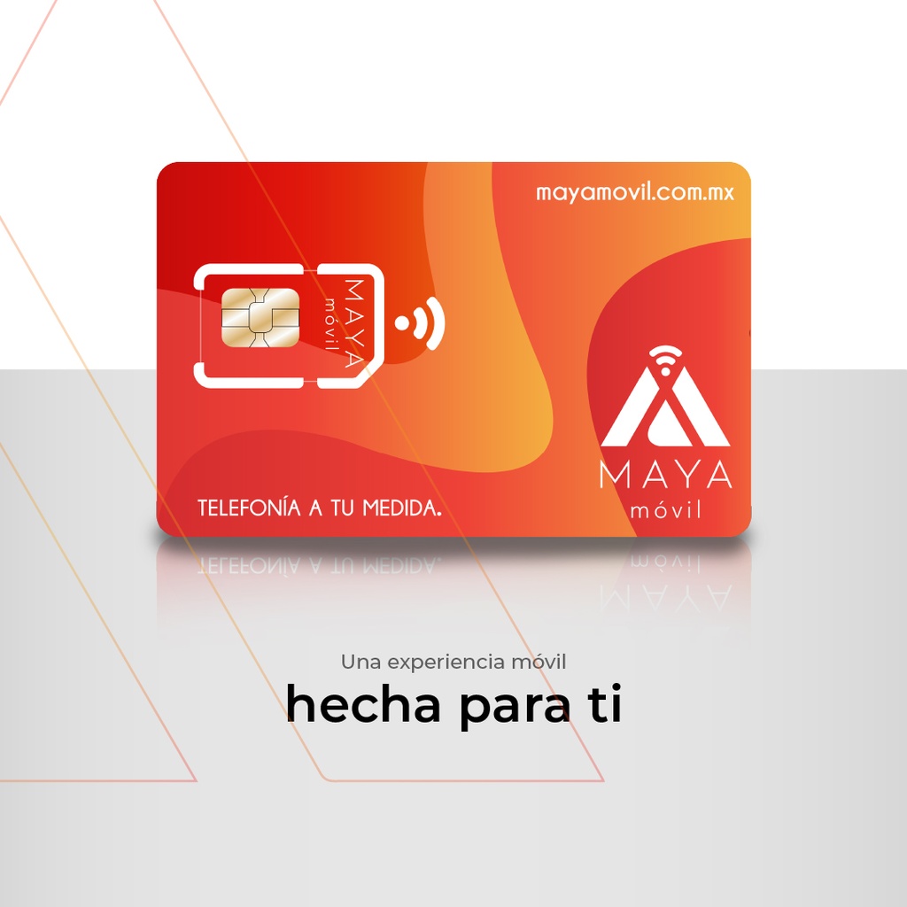 Maya Móvil Standard 6 meses de vigencia, 12 Gb de datos, llamadas, SMS y redes sociales ilimitados