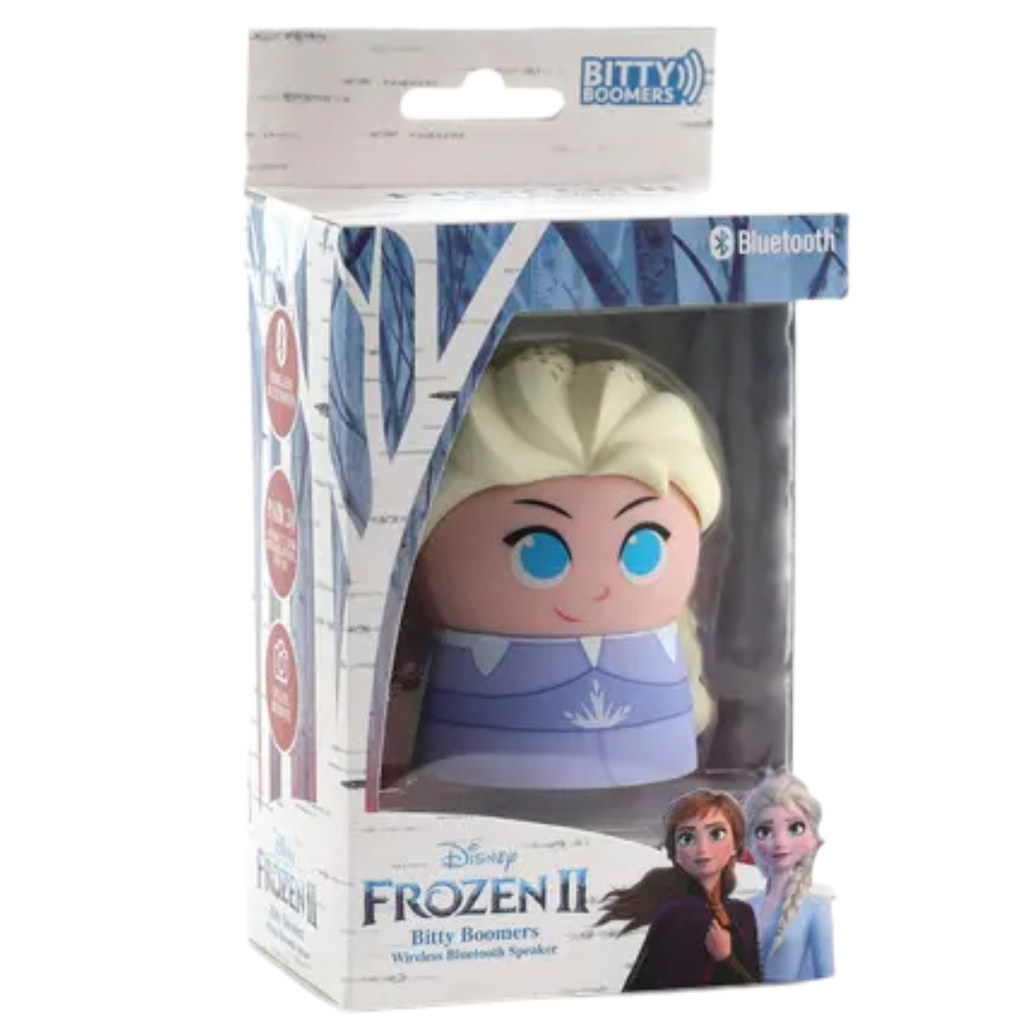 Bitty Boomers Elsa Frozen Bocina Bluetooth Mini Disney Coleccionable Oficial