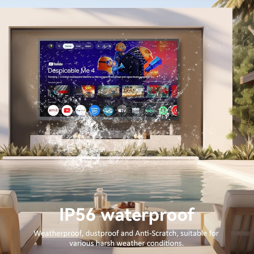 Deck Pro 2.0 75 Partial sun outdoor TV Google TV, 1000nit