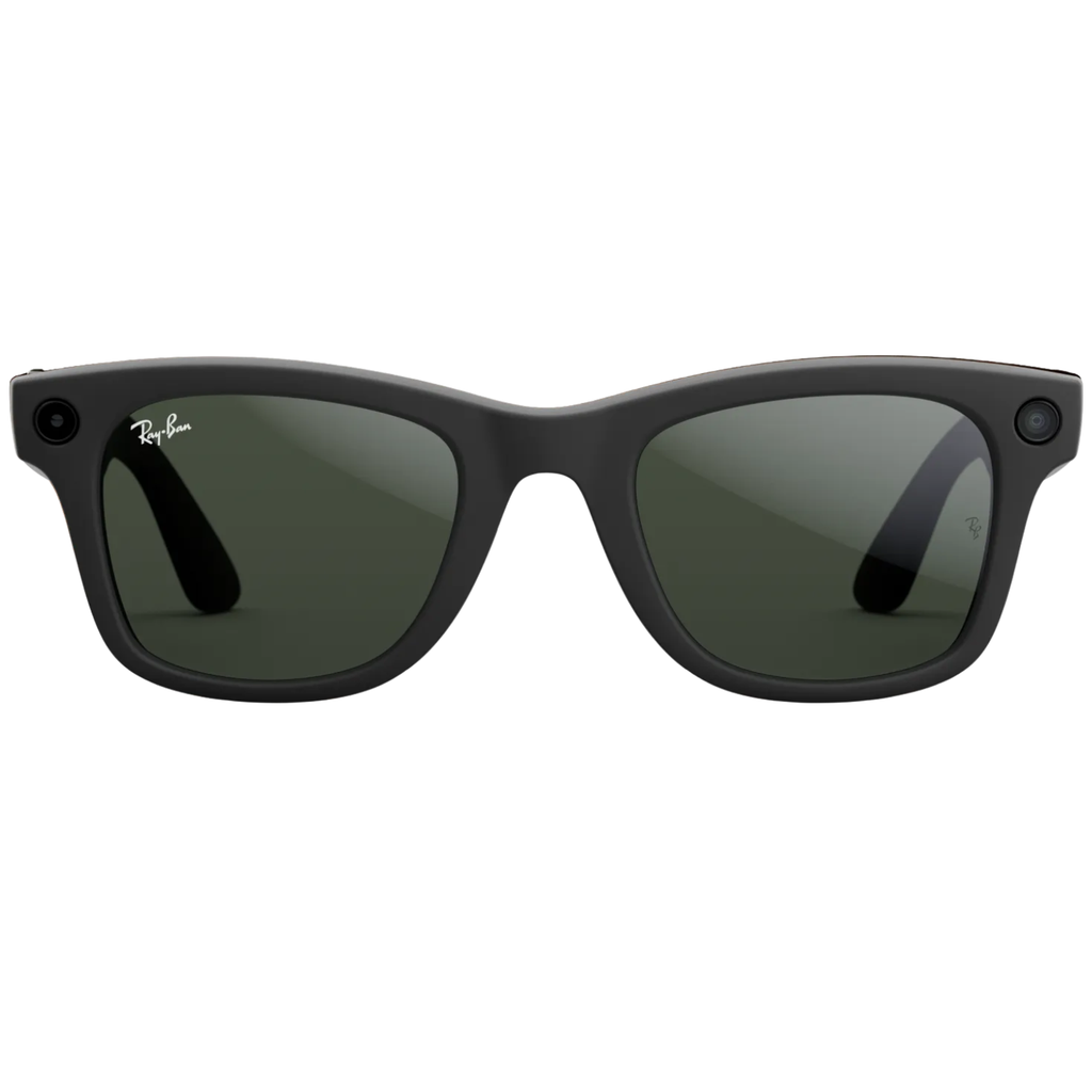 Ray-Ban Meta Wayfarer Gen 1 Smart Glasses IA Transitions® Negro Mate Lentes Clear a Graphite Green