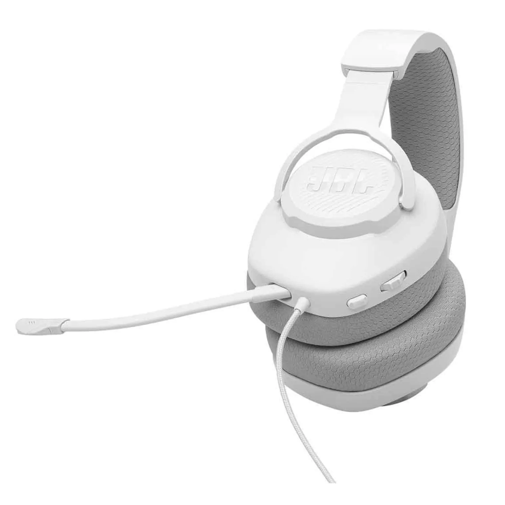 JBL Quantum 100 M2 Audífonos Gamer Over-Ear con Micrófono Blanco