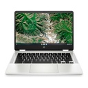 Laptop HP Chromebook x360 14a-ca1008ca, 14" Full HD IPS Táctil, Intel Celeron, 4GB RAM, 128GB eMMC, ChromeOS, Plateado Mineral