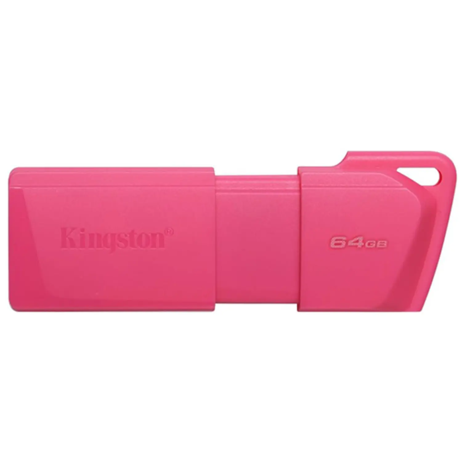 Memoria USB 64GB Kingston DataTraveler Exodia M | USB 3.2 Gen 1 | Rosa | Diseño Slider | Nuevo Sellado | Para Laptops, Tablets y Video 4K