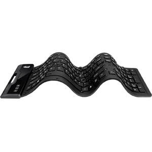 Teclado Adesso SlimTouch AKB-232UB Robusto - Cable Conectividad - USB Interfaz - Ingl&eacute;s (EEUU) - QWERTY Diseño - Negro
