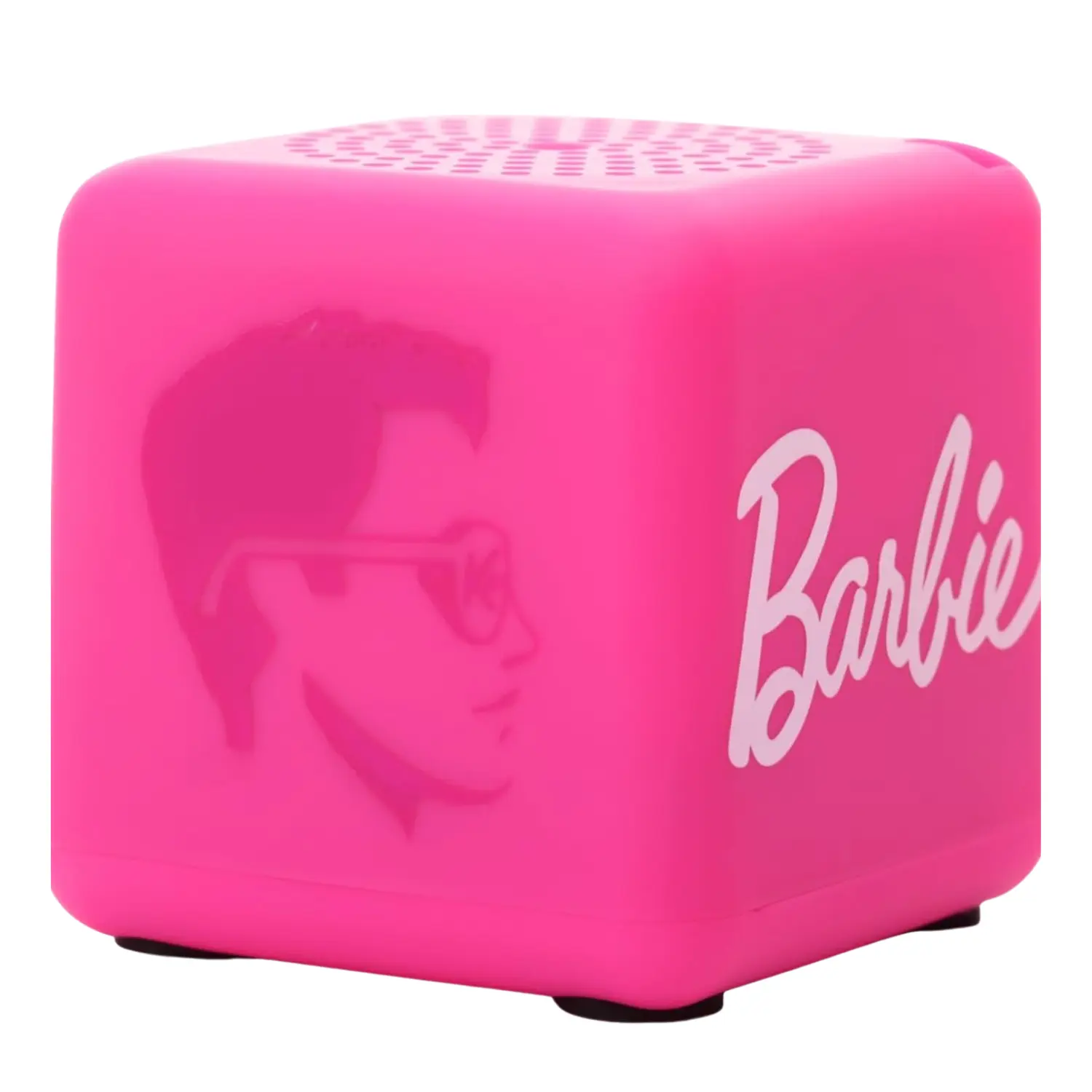 Bitty Boomers Barbie y Ken Bitty Box Bocina Bluetooth Portátil Llavero Oficial Mattel