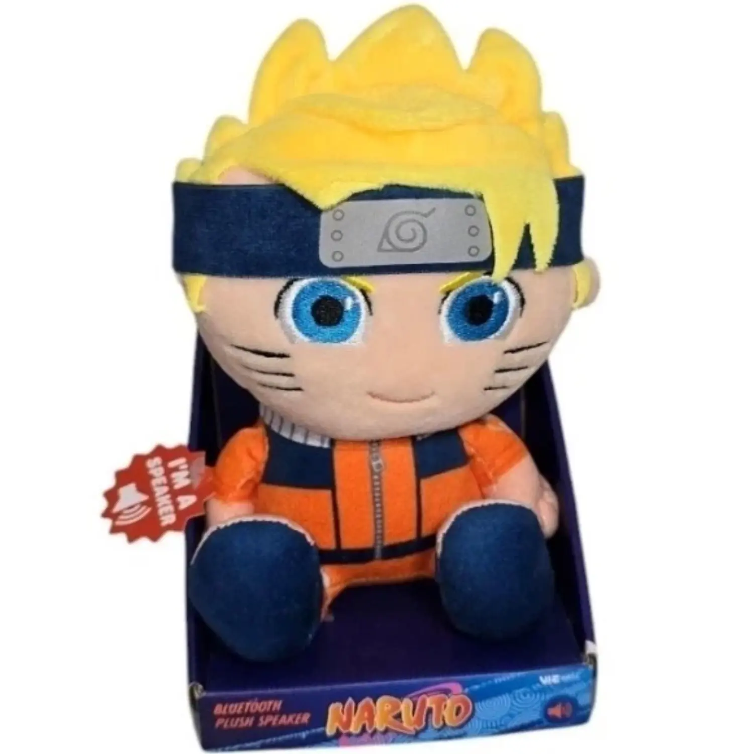 Bocina Peluche Naruto 5 Pulgadas Bluetooth Portátil Coleccionable