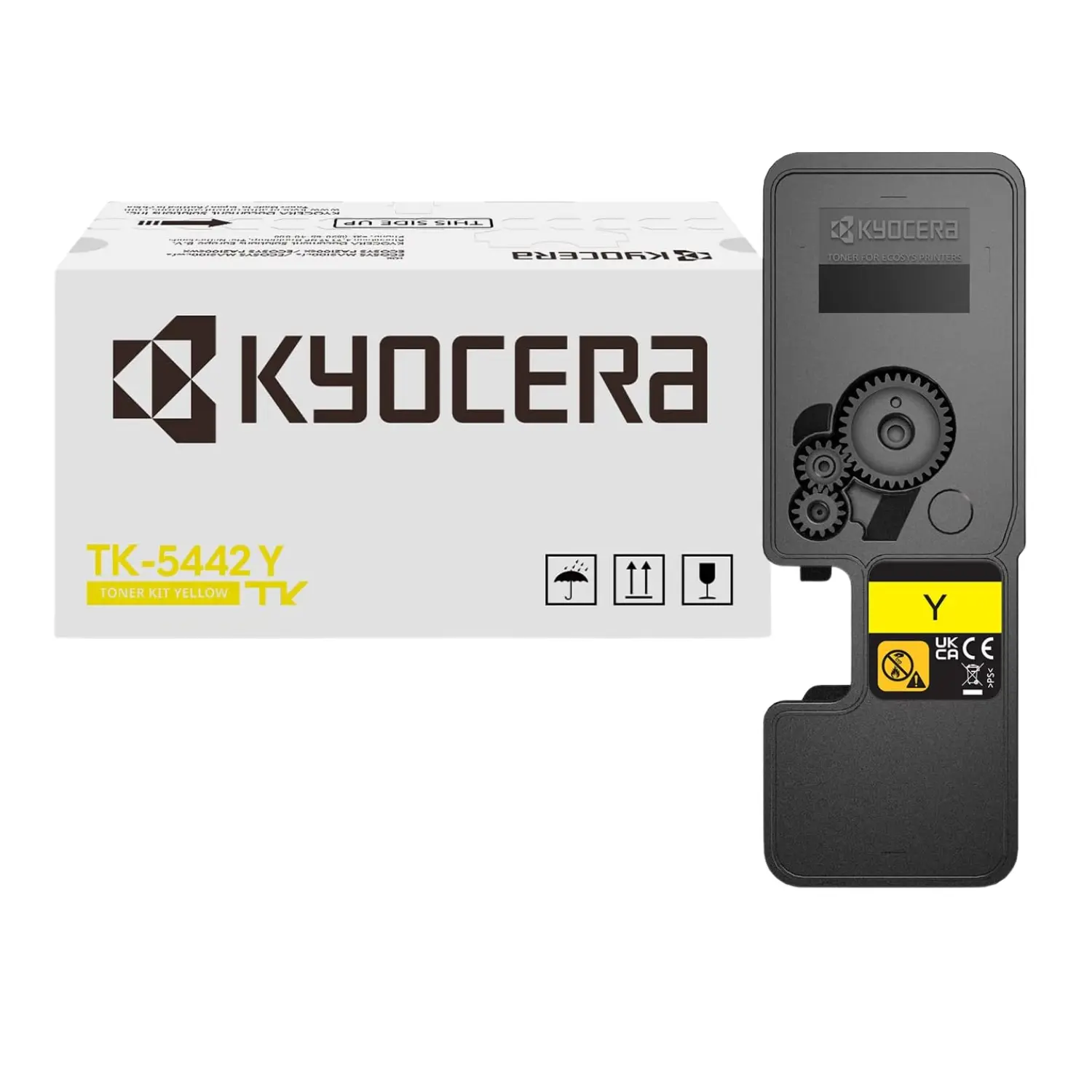 Tóner Kyocera TK-5442Y Amarillo Original Alto Rendimiento 2,400 Páginas para ECOSYS MA2100cwfx PA2100cwx