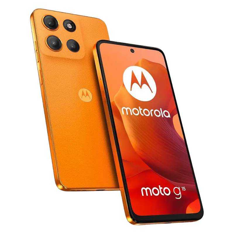 Motorola G15 4GB, 256GB - Blazing Orange (Latino)