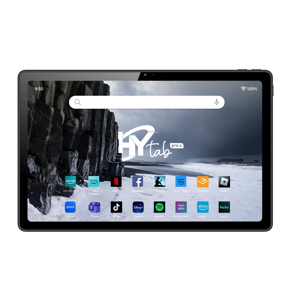 Tableta Hyundai HyTab Pro X 10LA3 - 10,3" Full HD - Octa-core (8 núcleos) (Cortex A73 Cuatro Núcleos (4 Core) 2 GHz + Cortex A53 Quad-core (4 Core) 2 GHz) - 8 GB RAM - 256 GB SSD - Android 13 - 4G - Gris