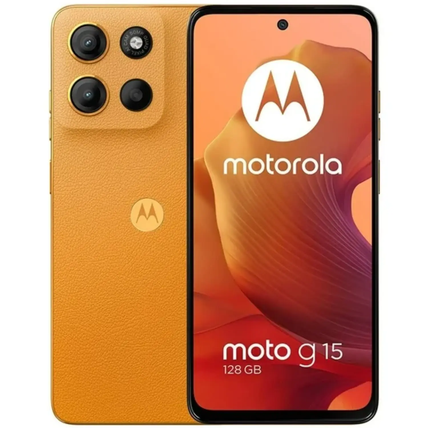 Motorola Moto G15 128GB 4GB RAM Pantalla FHD+ Cámara IA Color Naranja