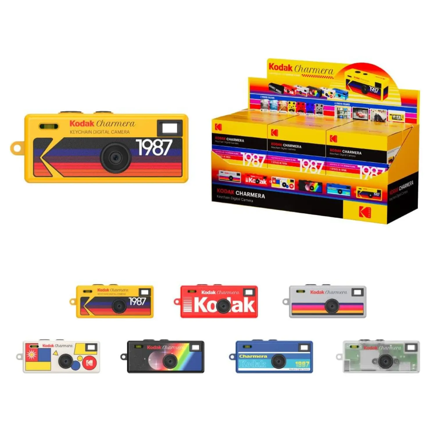 Mini Cámara Digital Kodak Charmera RK0601 Llavero Retro MicroSD Blind Box