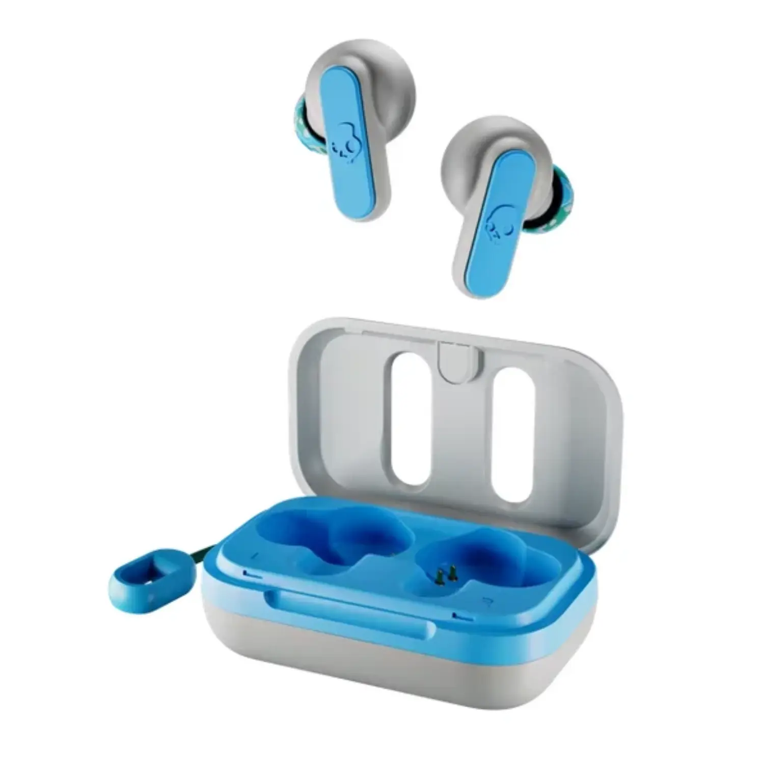Skullcandy Dime XT 2 Audífonos Inalámbricos Bluetooth Gris Claro Azul